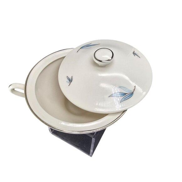 Celeste Syracuse China Tea Cups Sugar Creamer and Oval Bowl Set JJ3829 - Picture 13 of 16